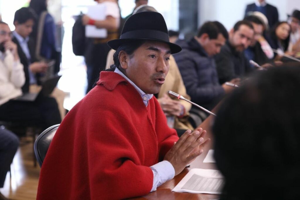 Leonidas Iza es uno de los personajes que puede enfrentar las secuelas de las elecciones 2025.