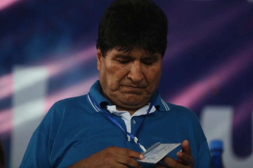 El expresidente de Bolivia Evo Morales, en una fotografía de archivo. Foto: EFE