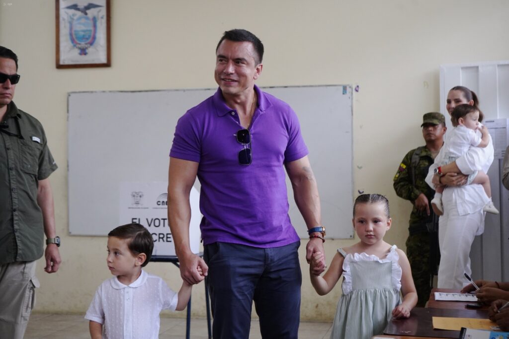 Daniel Noboa fue electo como presidente del Ecuador este 13 de abril.