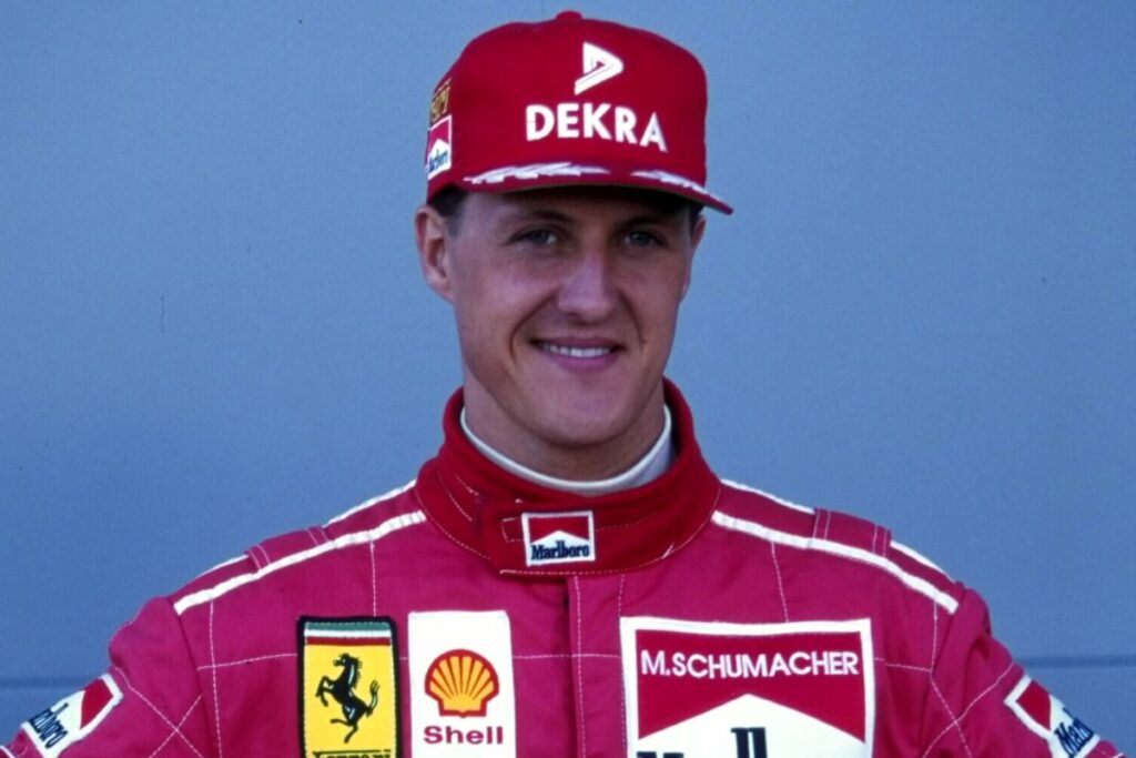 Michael Schumacher durante su etapa como piloto de la escudería Ferrari en la Fórmula 1.