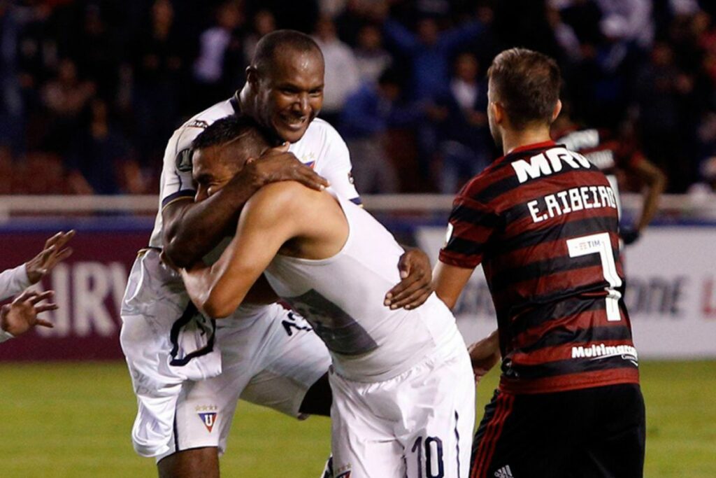 Liga de Quito solo venció en una ocasión a Flamengo en Copa Libertadores.
