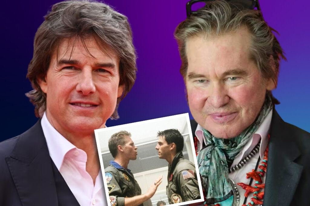 Tom Cruise y Val Kilmer compartieron escenario en las películas de 'Top Gun'.