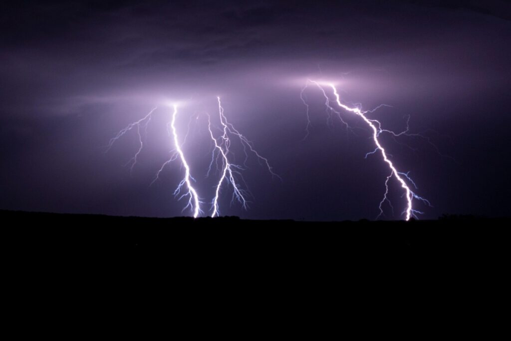 Imagen referencial. La tormenta eléctrica se sintió en el norte de Quito.