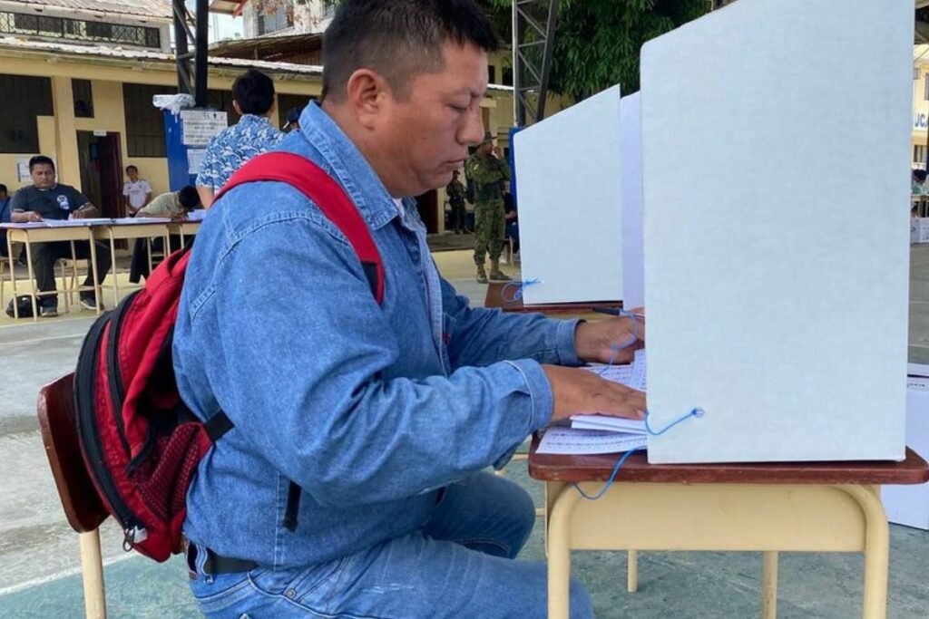 El voto en Ecuador es secreto.