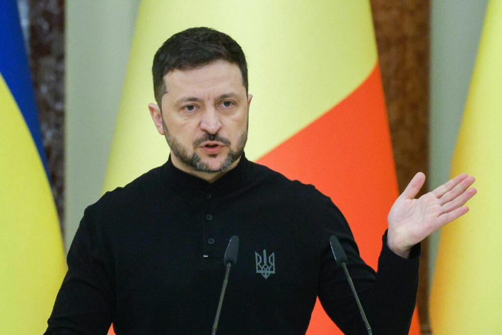 Volodymyr Zelenskyy felicita a Daniel Noboa, a través de su cuenta de X.