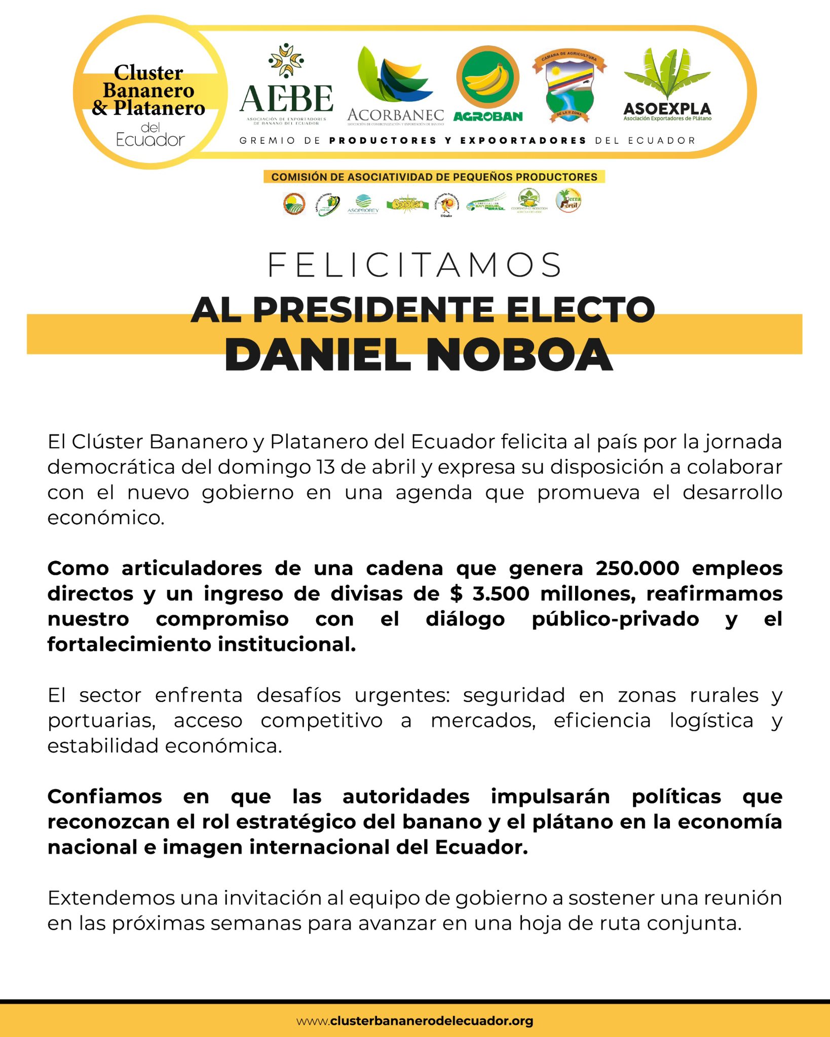 Clúster Bananero y Platanero