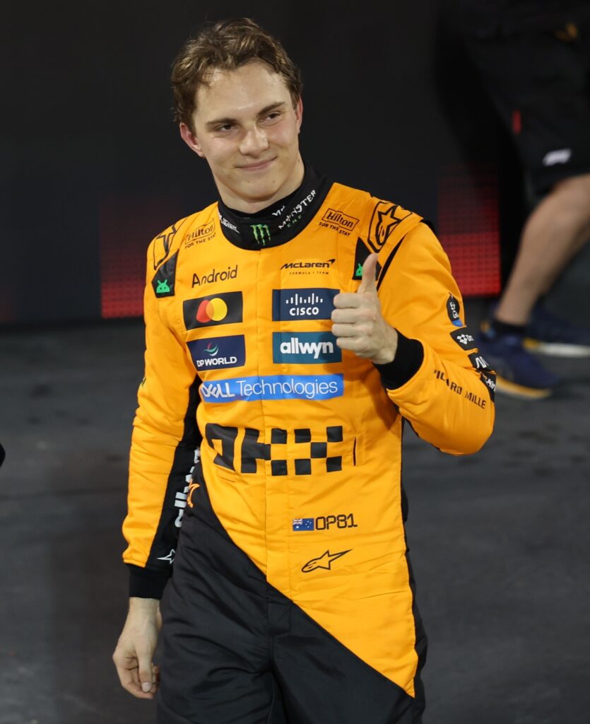 Oscar Piastri, piloto de McLaren, después de la pruebas de clasificación en el Gran Premio de Baréin.