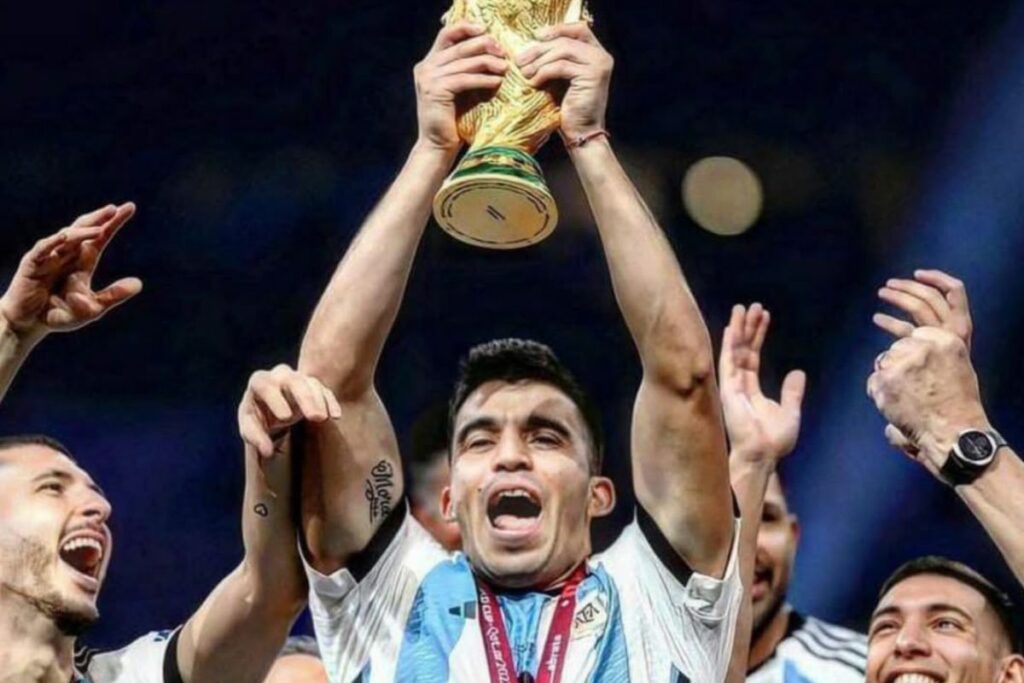 Marcos Acuña, campeón del mundo en 2022.