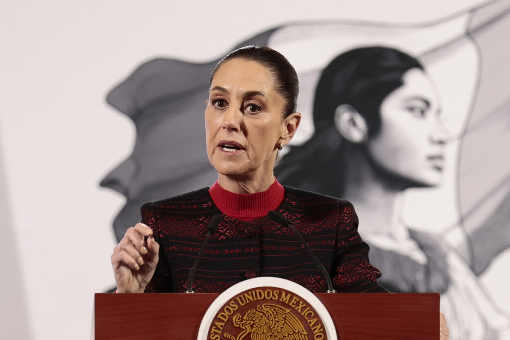 La presidenta de México, Claudia Sheinbaum. Foto: EFE