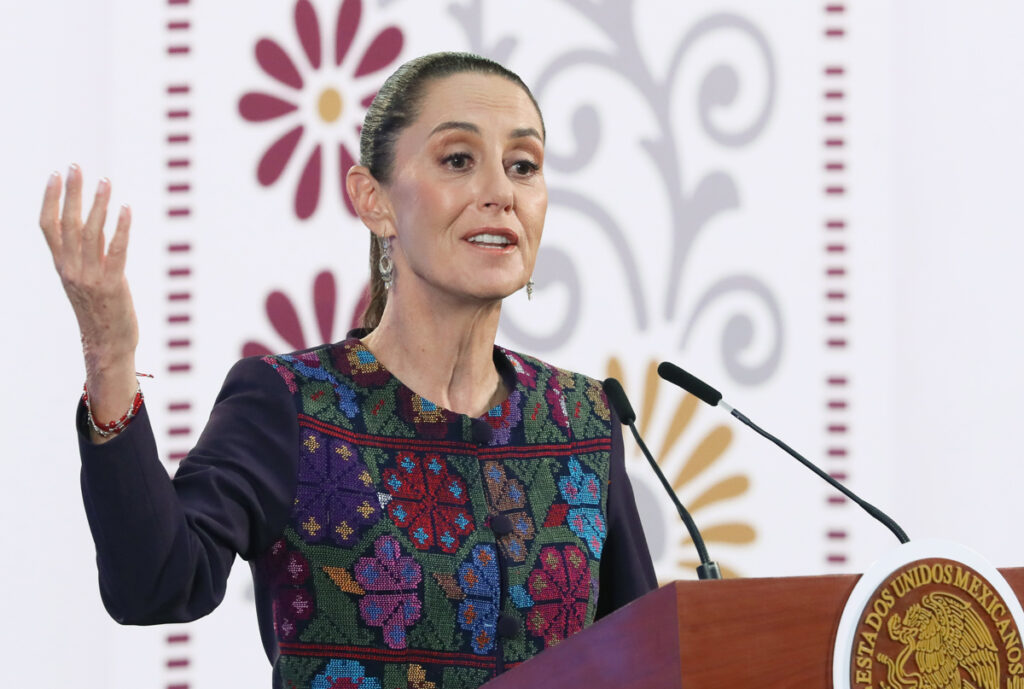 Claudia Sheinbaum, presidenta de México, en una fotografía de archivo.