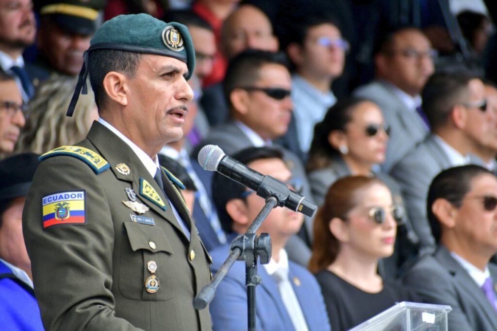Víctor Zárate, comandante general de la Policía Nacional.