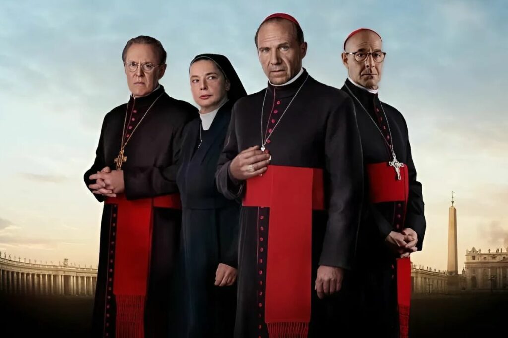 Elenco de la cinta 'Cónclave' (2025) .