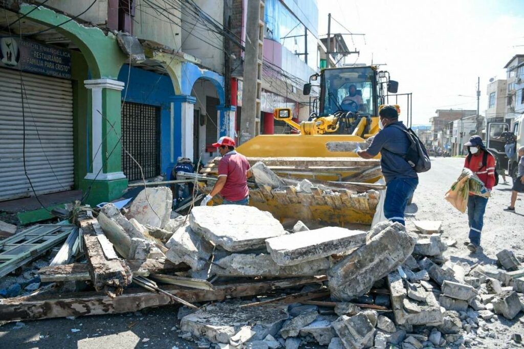 El temblor registrado en Esmeraldas, la mañana de este viernes, dejó múltiples afectados y daños estructurales