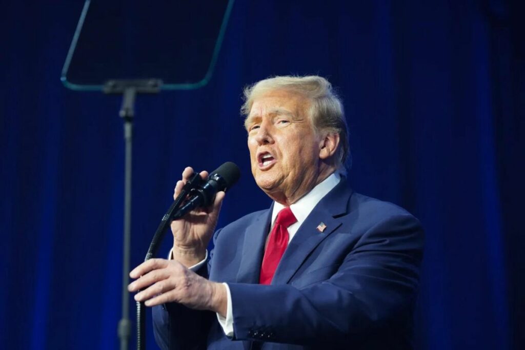 Donald Trump en una fotografía de archivo.