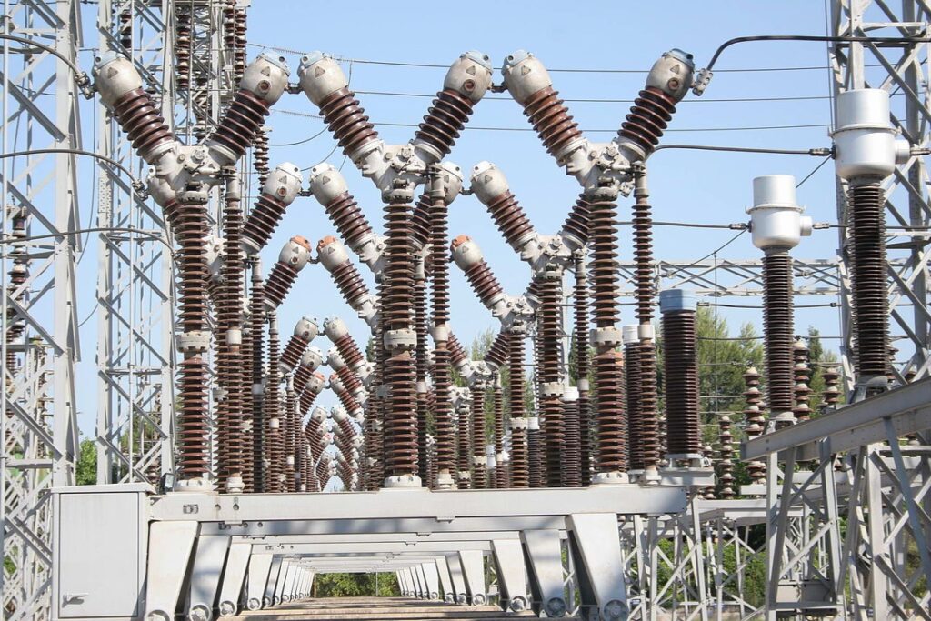 Imagen referencial de una subestación eléctrica.