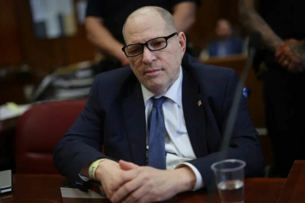 Fotografía del productor de cine Harvey Weinstein en un tribunal de Nueva York (EE.UU.).