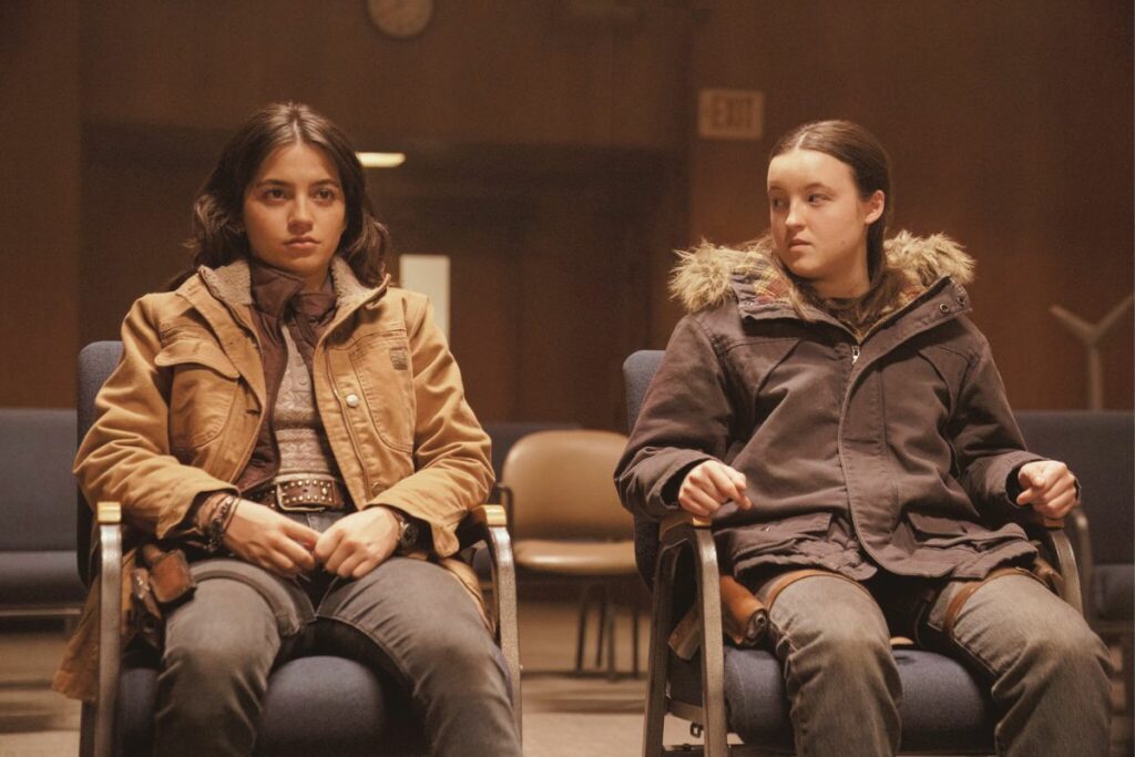 Isabela Merced y Bella Ramsey en 'The Last of Us'. 