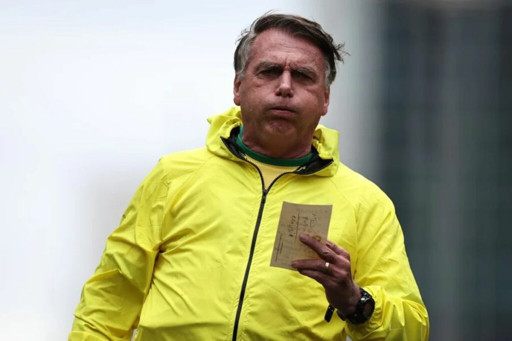 Expresidente brasileño Jair Bolsonaro.