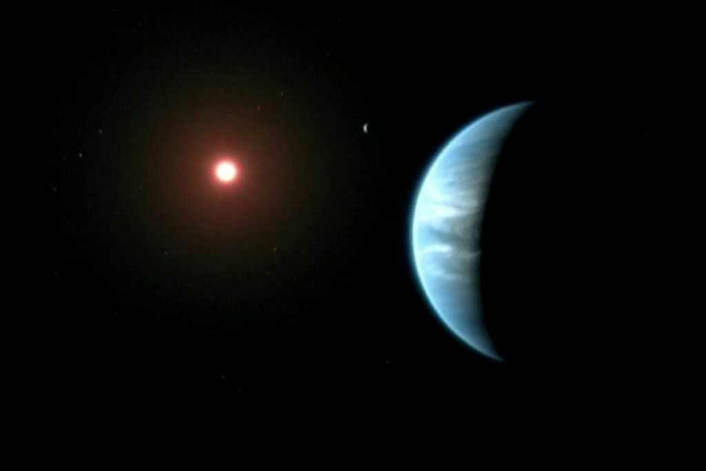 El exoplaneta K2-18b se encuentra en la constelación de Leo, a 124 años luz de la Tierra