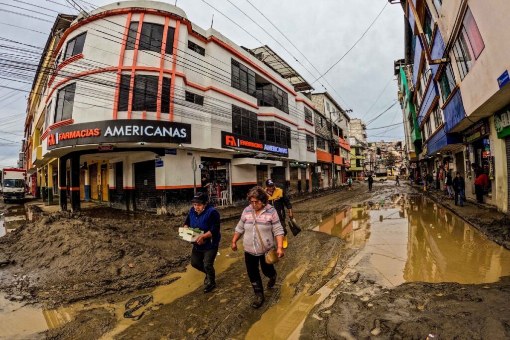 Las lluvias en Ecuador han causado afectaciones humanas y materiales.