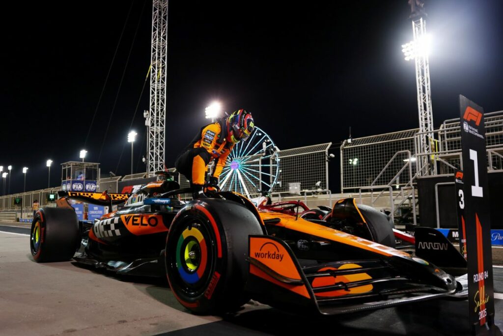 Oscar Piastri, piloto de McLaren, después de ganar el GP de Arabia Saudita.