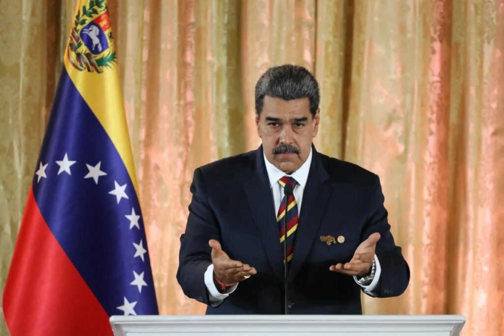 Nicolás Maduro, durante uno de sus discursos.