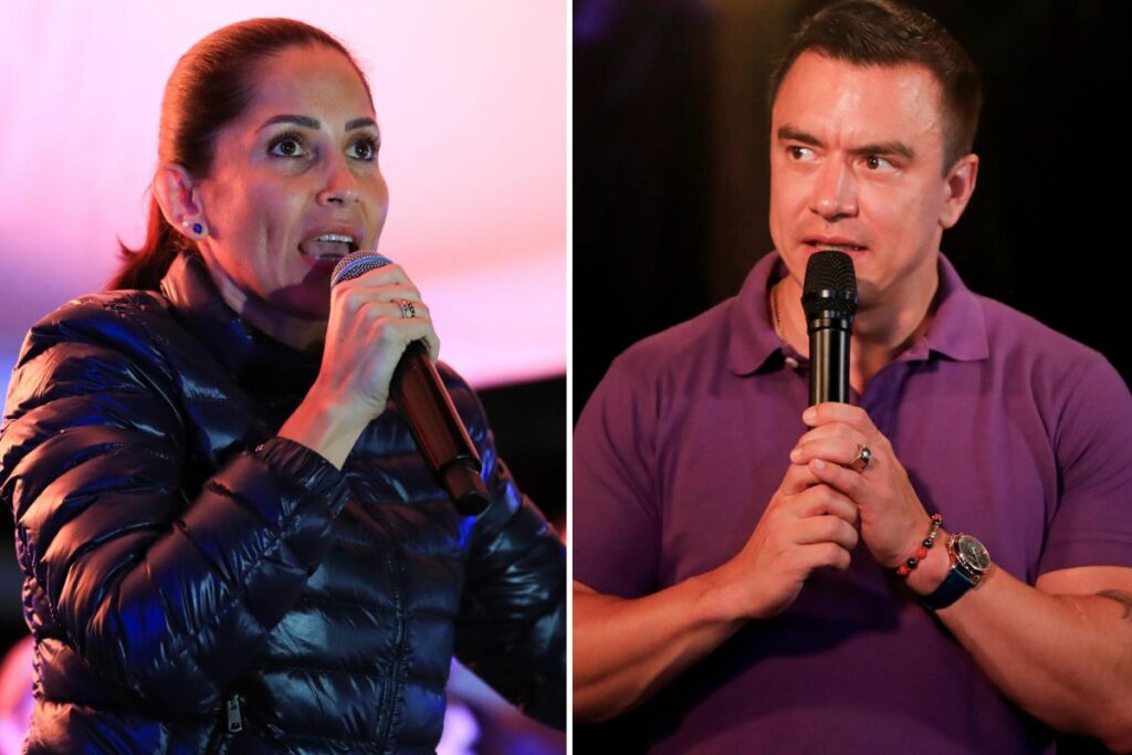 Conocidos los resultados electorales, la opositora Luisa González desconoció el resultado; Daniel Noboa agradeció el apoyo que le da como Presidente para el periodo 2025-2029.