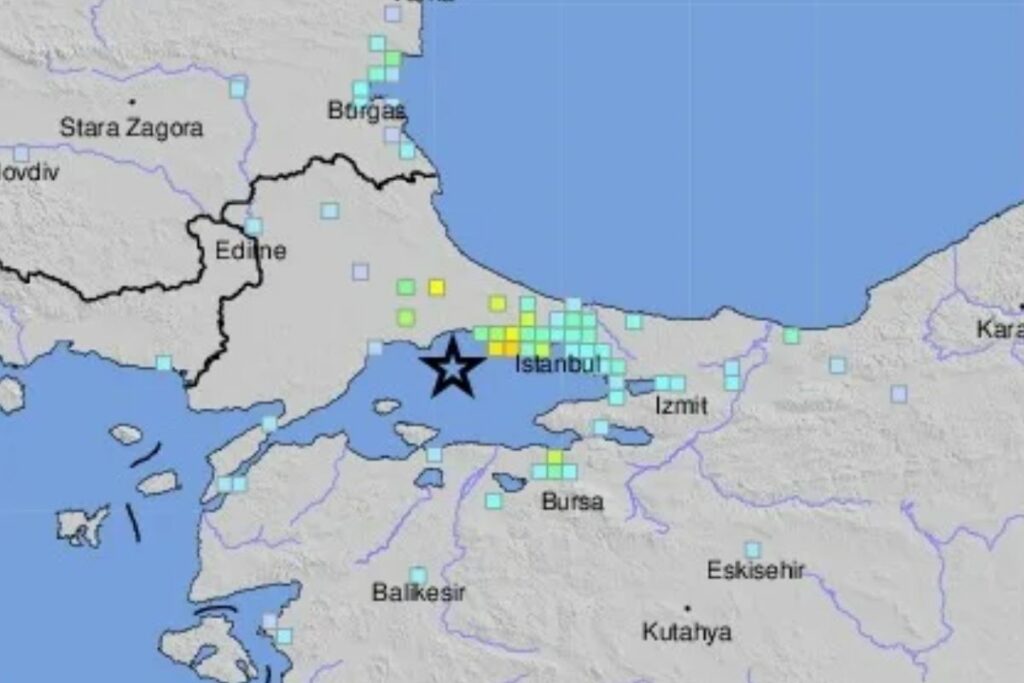 Un terremoto ocurrió este miércoles 23 de abril en Estambul.