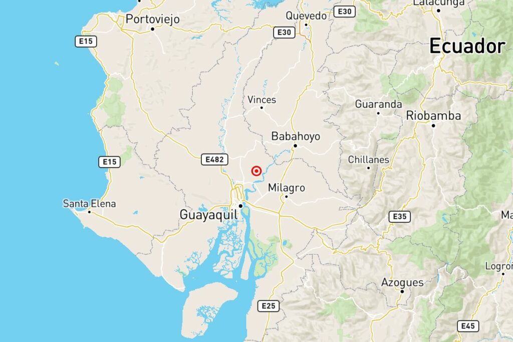 Un segundo temblor este viernes 25 de abril se registró cerca de Guayaquil.