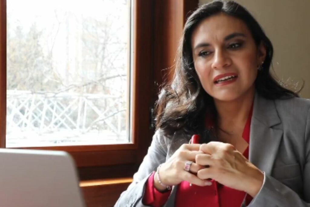 Verónica Abad en un video publicado este 3 de abril de 2025.