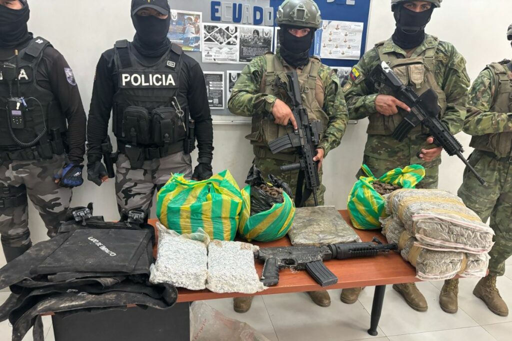 El Bloque de Seguridad intervino en una vivienda donde se almacenaban sustancias ilícitas.