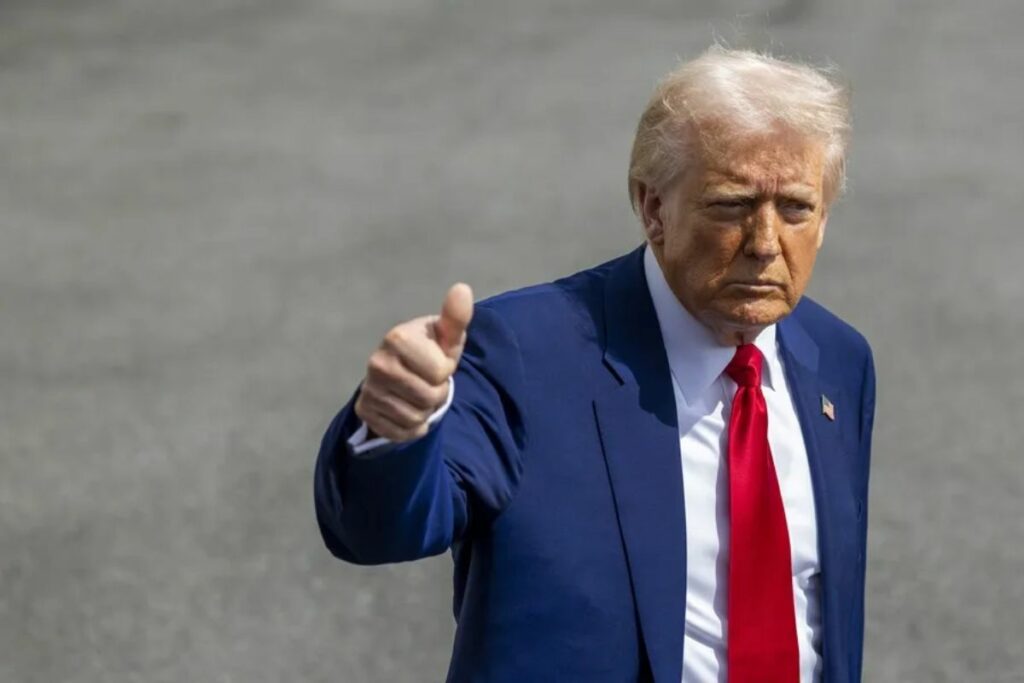 El presidente de Estados Unidos, Donald Trump.