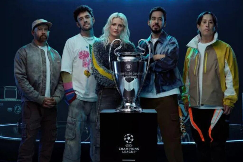 El grupo Linkin Park se presentará en el show de la final de la Champions League.