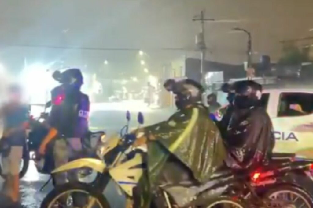La Policía ejecutó un operativo en Durán.