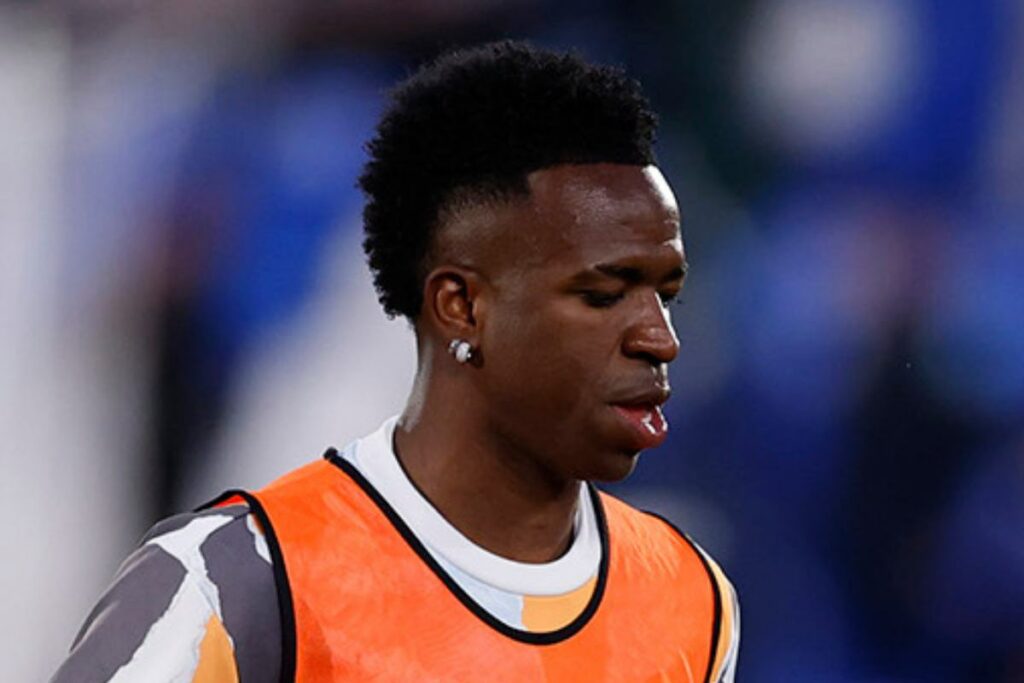 Vinicius Jr, jugador estelar del Real Madrid que jugará ante Barcelona por la final de la Copa del Rey 2025.