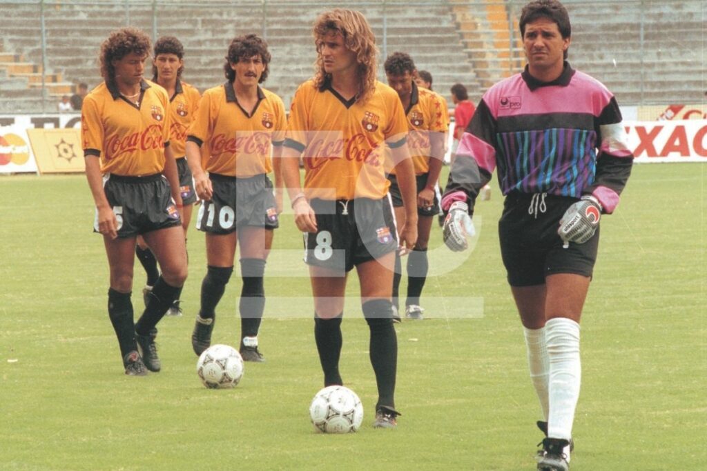 Jugadores históricos de Barcelona SC, club ecuatoriano que cumple 100 años este 1 de mayo del 2025.