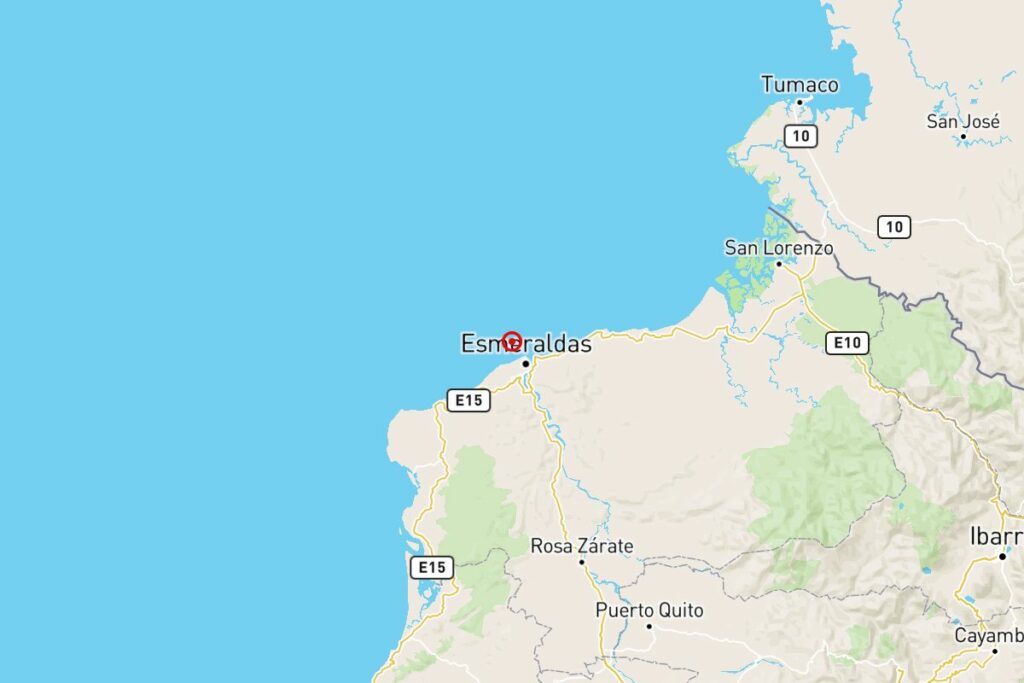 Un fuerte temblor se registró en Esmeraldas.