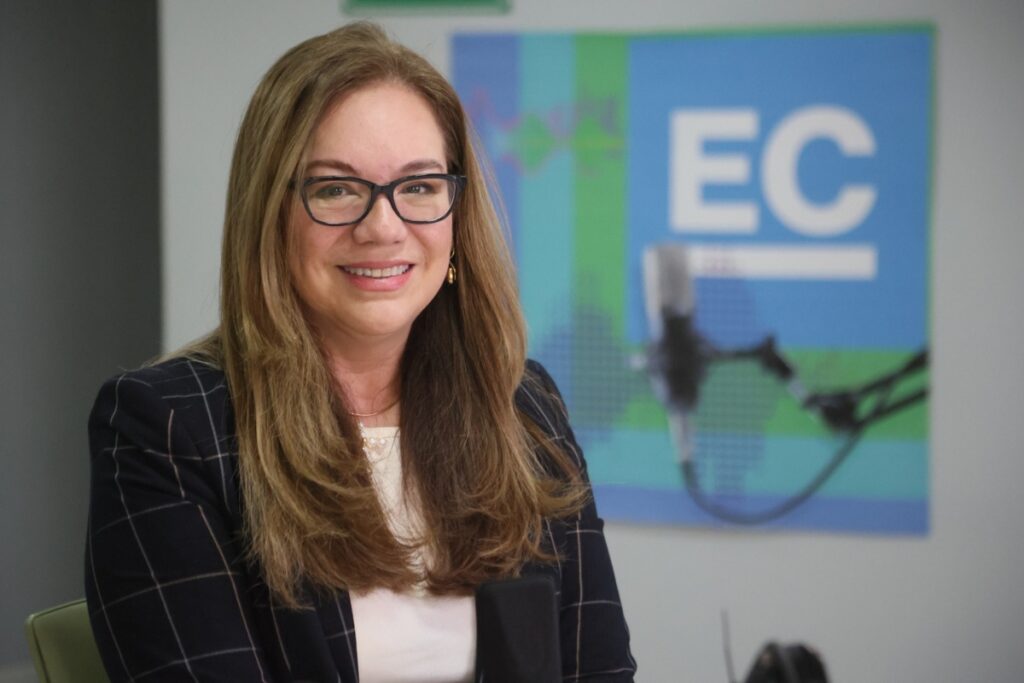 Ruth Hidalgo en una entrevista con EL COMERCIO.