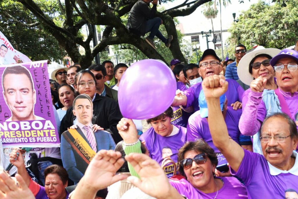 La mayoría de los quiteños votaron por Daniel Noboa como presidente.