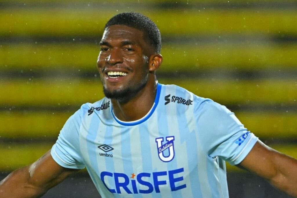 Azarias Londoño, jugador de Universidad Católica.