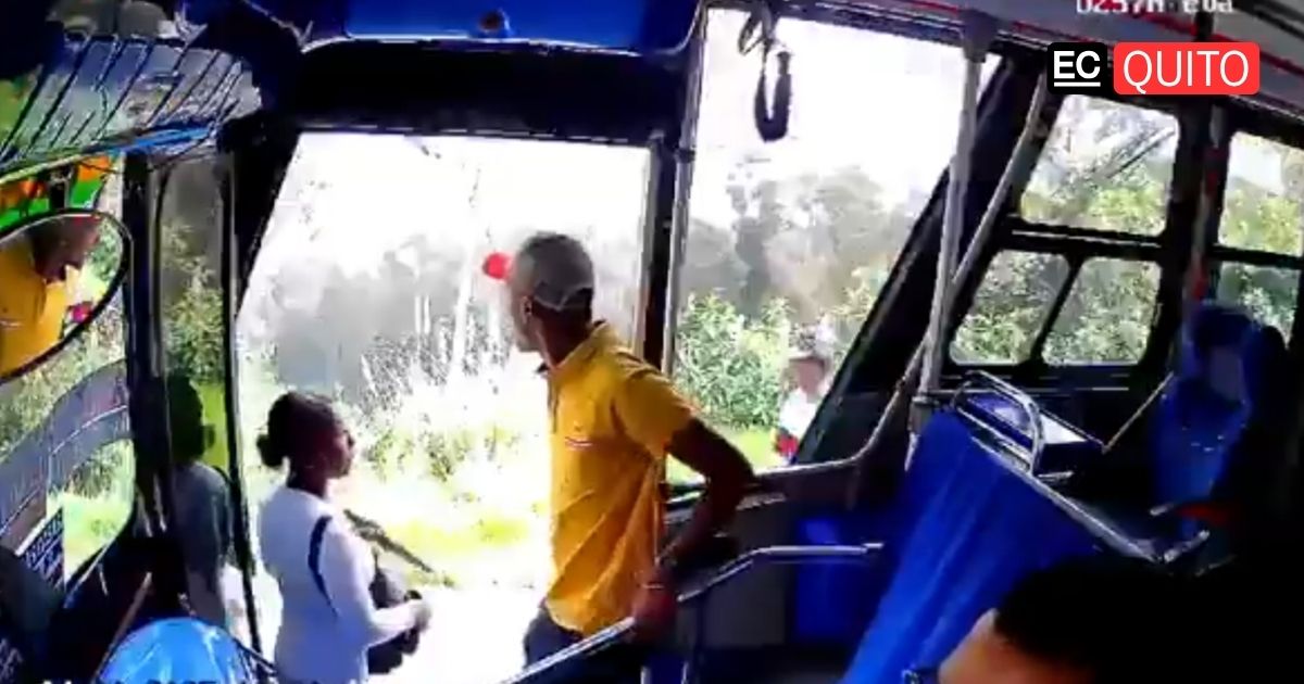 Se conoció un nuevo video de sospechosos robando un bus en Quito - El ...
