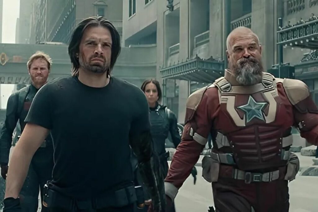El actor nominado al Oscar 2025, Sebastian Stan (izq.), es parte del elenco de 'Thunderbolts'.