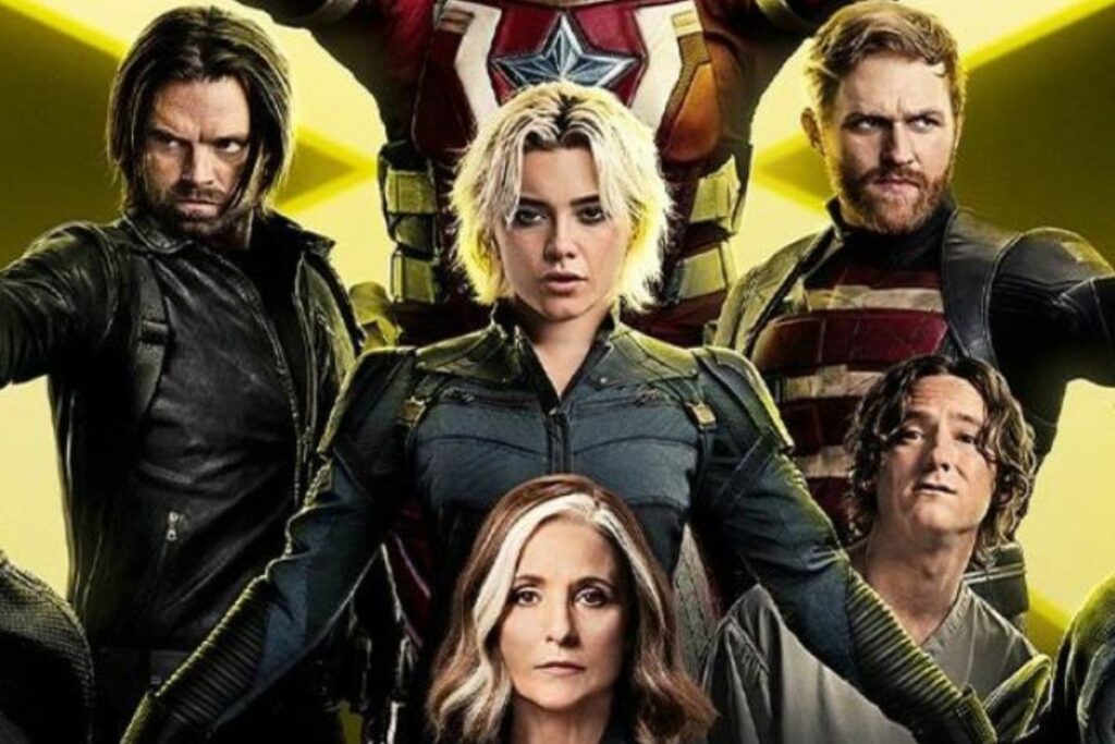 Parte del elenco protagónico de 'Thunderbolts*'.