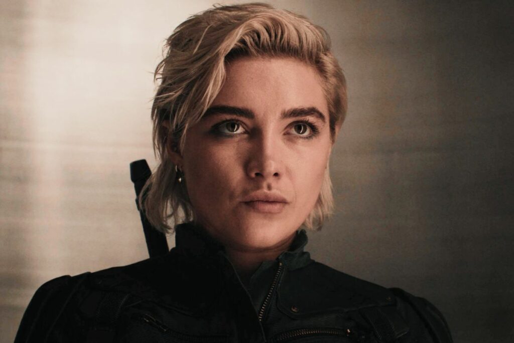 La actriz Florence Pugh encarna a Yelena Belova en 'Thunderbolts'.