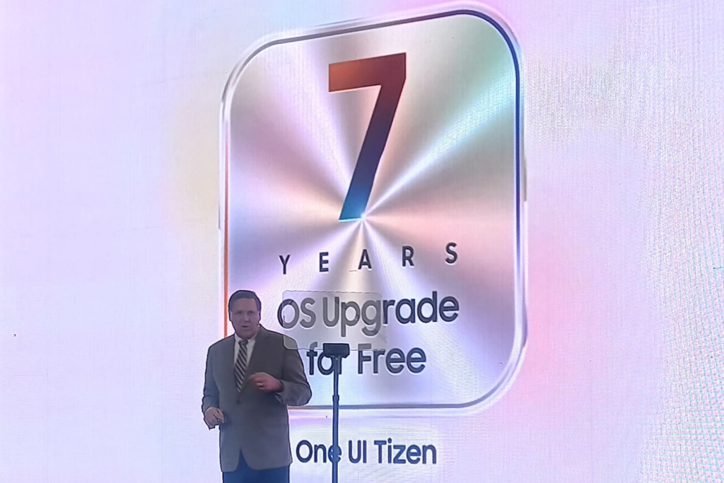 Samsung Galaxy con Vision AI ofrece hasta 7 años de actualizaciones gratuitas de sistema, seguridad y One UI. 