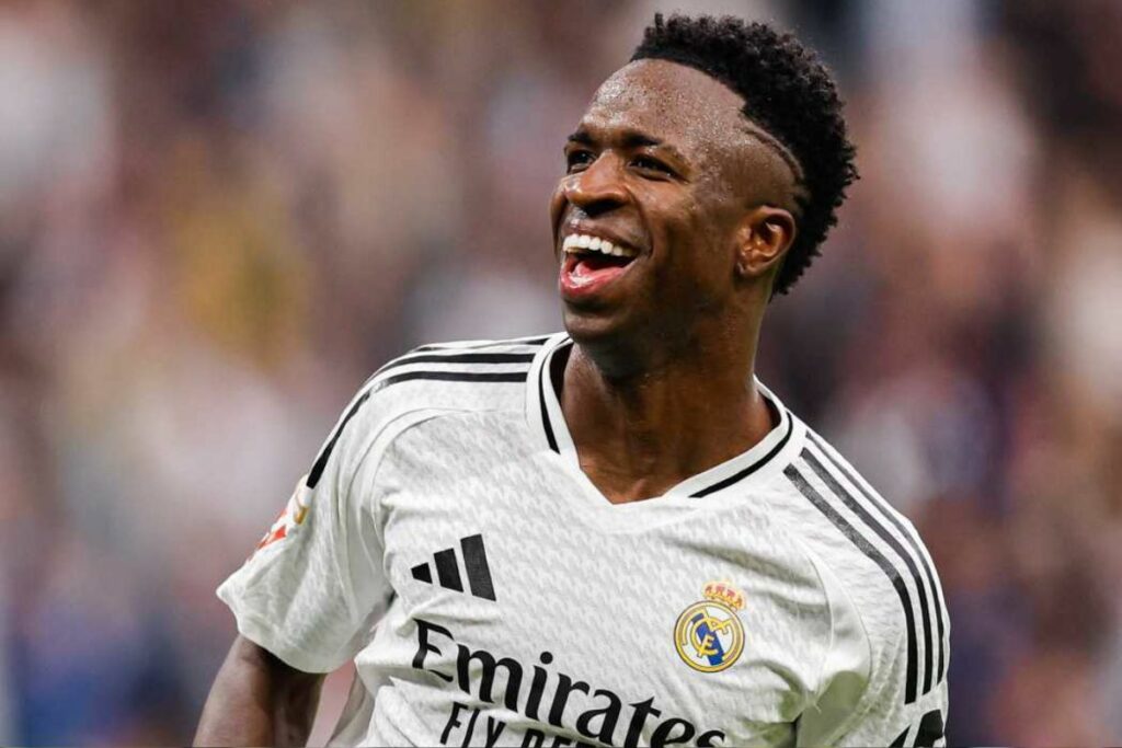 Vinícius Júnior durante uno de los partidos del Real Madrid.