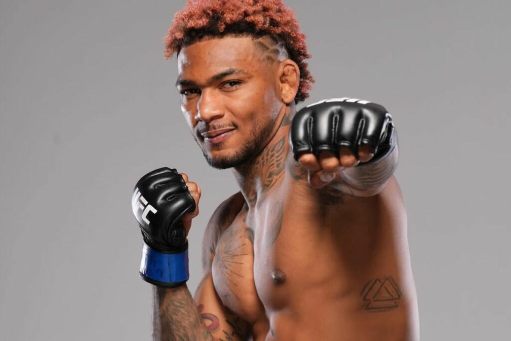Michael Morales en la previa de su última pelea de la UFC ante Gilbert Burns.