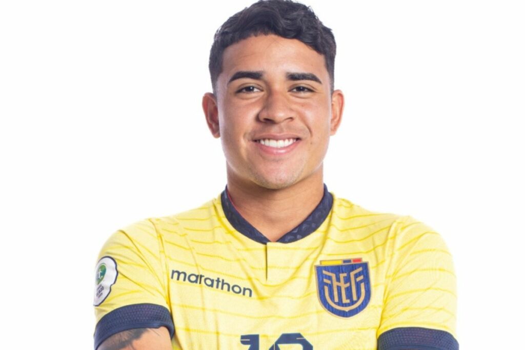 Kendry Páez en uno de los llamados a la Selección de Ecuador.