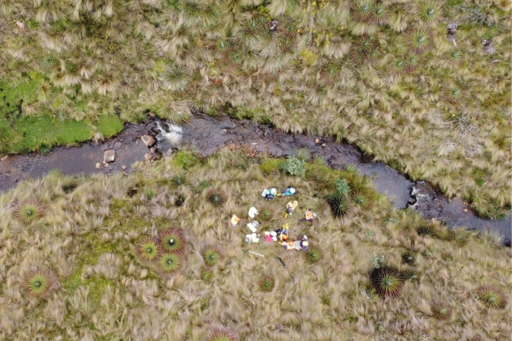 El proyecto minero Loma Larga está ubicado en la cordillera occidental en el sur del Ecuador, en la zona de Quimsacocha. Cortesía