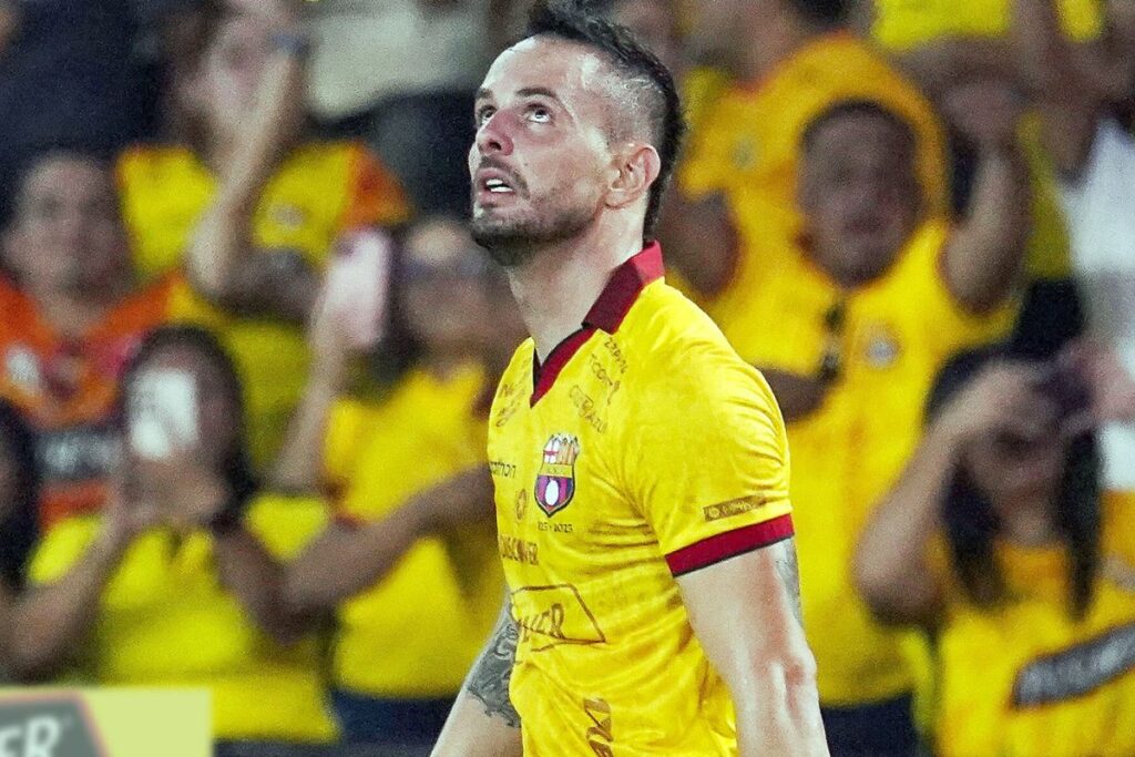 Octavio Rivero fue la figura de Barcelona SC en el Clásico del Astillero.